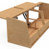 T1N 2001-2006 Sprinter Van Upper Wood Cabinets - Image 4