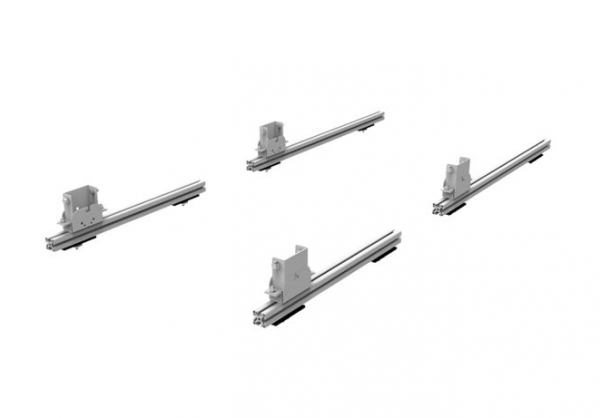 T1N 2001-2006 Sprinter Van Roof Rack Rail mount system - Image 3