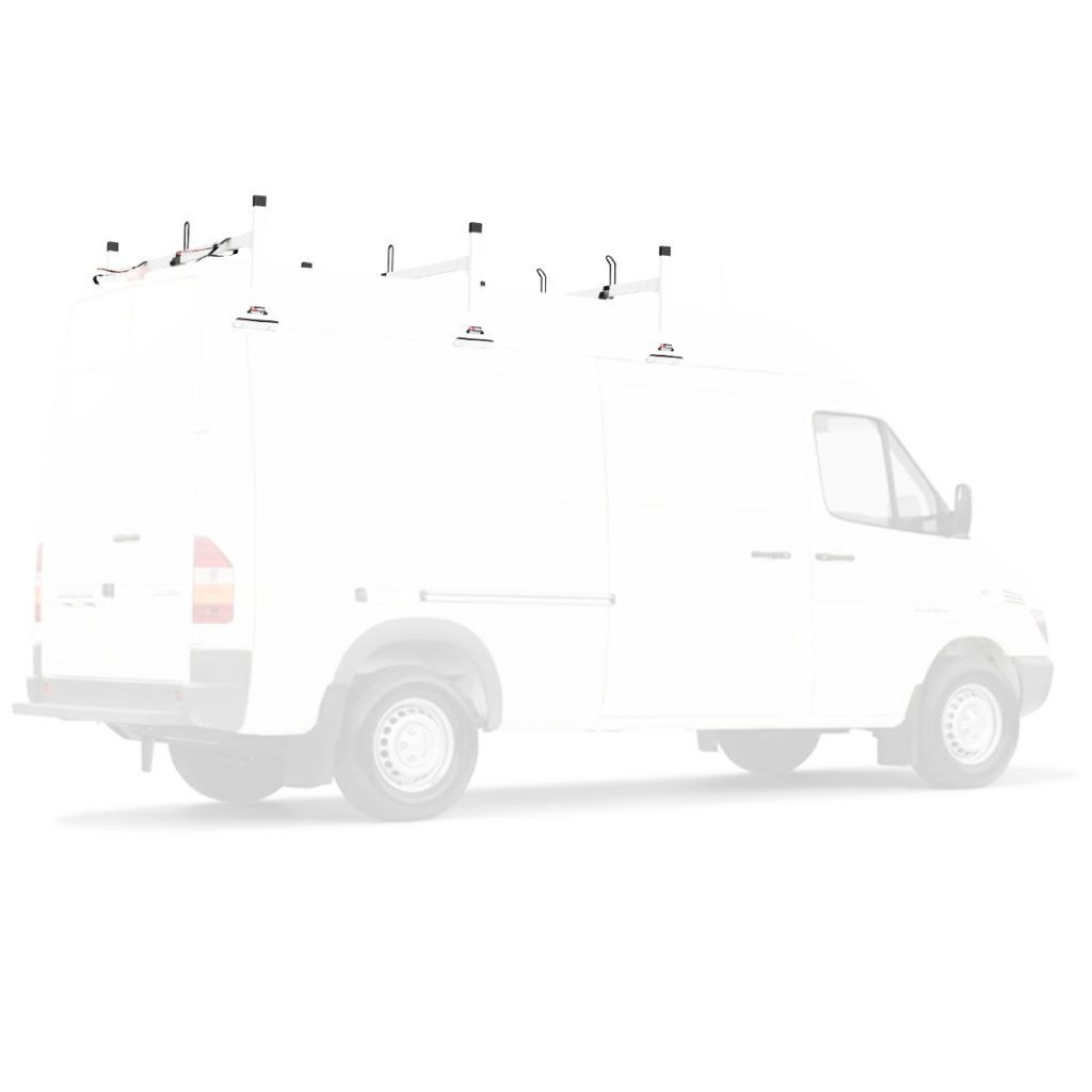 T1N 2001-2006 Sprinter Van Aluminum M-Series Top mount high roof rack ...