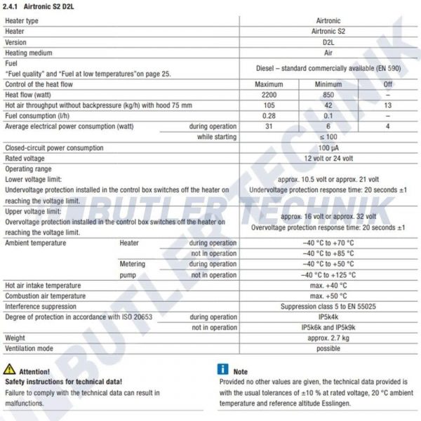 Espar / Eberspacher Airtronic D2 12v (2.2kW) Heater Kit for your 2001-2006 Sprinter Van - Free Shipping - Image 6