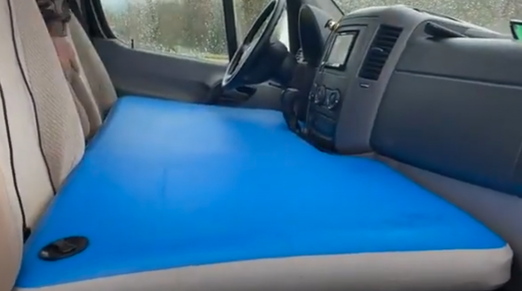 Front Seat Air Bed that fits a T1N 20012006 Sprinter Van
