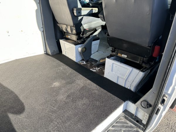 T1N VanTred Custom Rubber Floor Mat for 2001-2006 Sprinter Cargo Vans - Black - Thermoplastic - Image 5