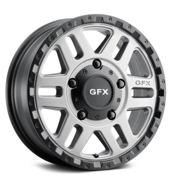 T1N 2001-2006 Sprinter Van Matte Gray with Matte Black Lip 17x8 Wheels