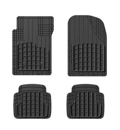 T1N 2001-2006 Sprinter Van Weathertech Black Heavy Duty Floor Mats 