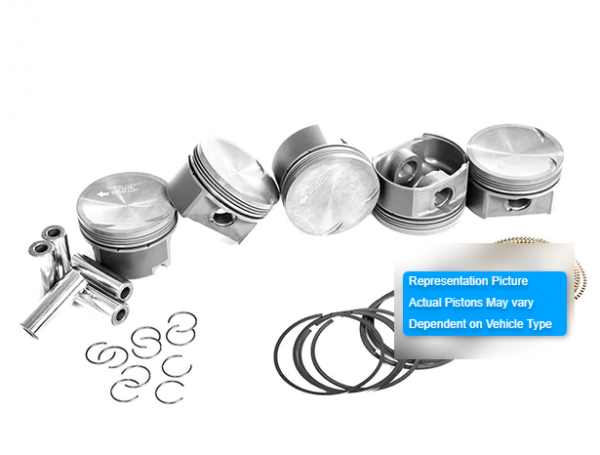 T1N 2004-2006 Sprinter Van 2.7L Engine Piston & Rings Kit  | Std. Kit - Image 9