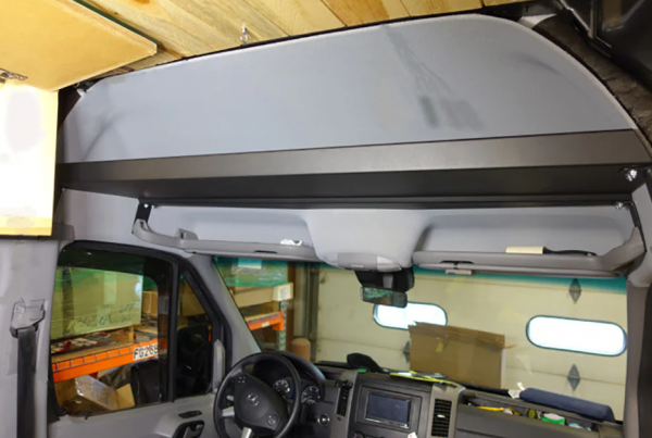 T1N 2001-2006 Dodge Sprinter Van Cab Headliner Shelf - Image 3