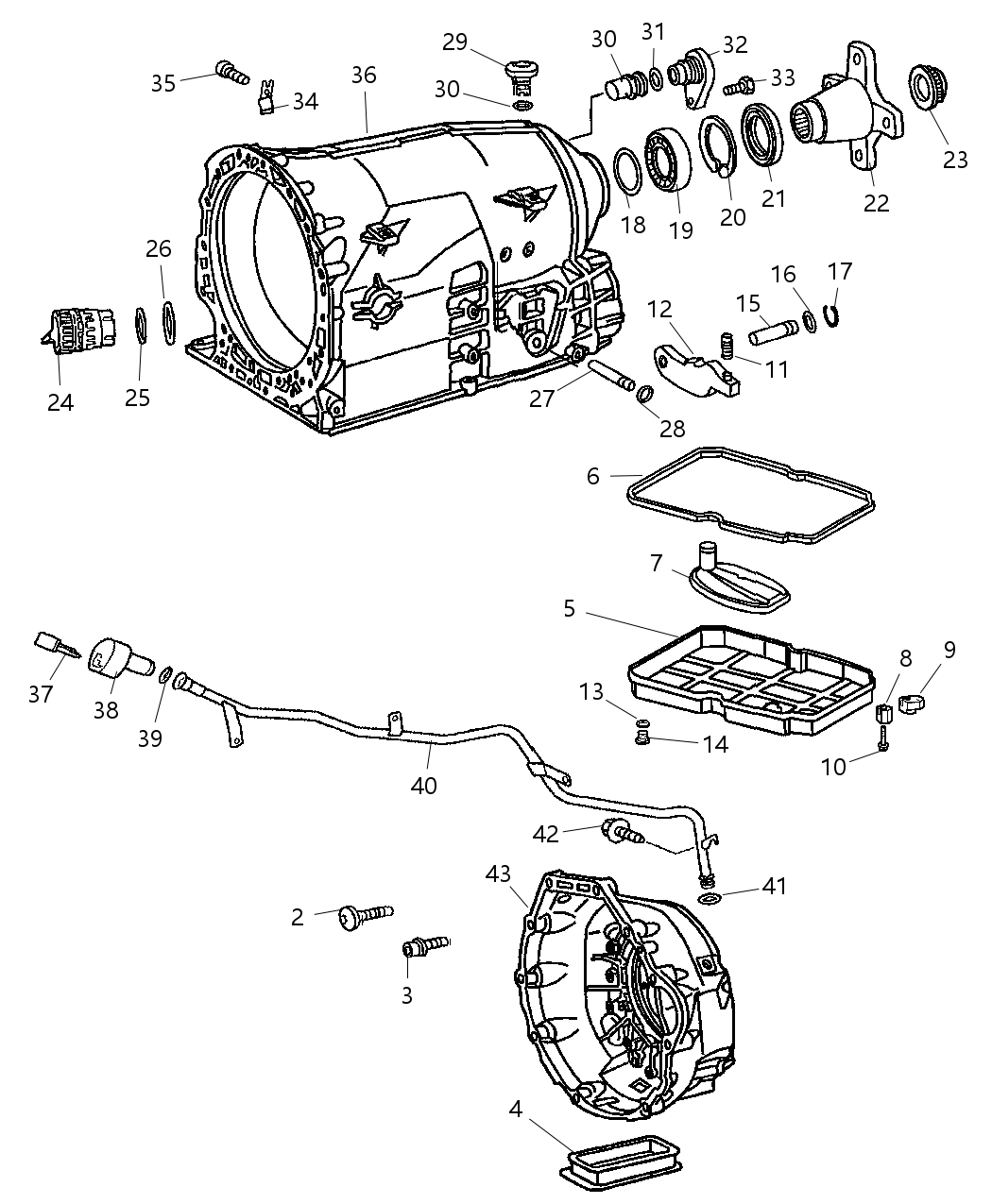 T1N 20012006 Sprinter Van Torque Transmission Converter