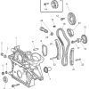 T1N 2001-2006 Dodge Sprinter Van Timing Chain / Front Cylinder Head Cover 2.7L engine OM647 - Image 3