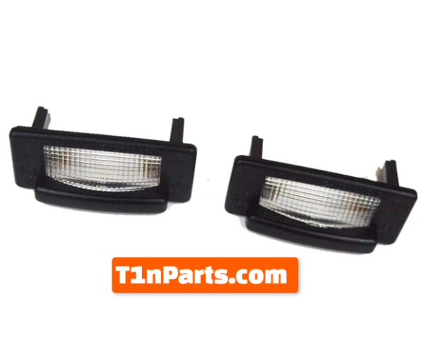 T1N 2001-2006 Dodge Sprinter Van Genuine Mercedes License Plate Light / Lamp Mounting and LED Conversion Kit