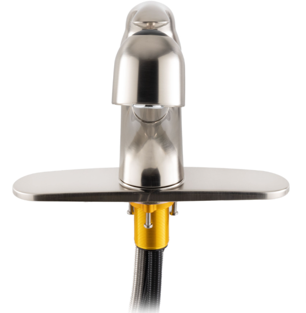 T1N Conversion Van Kitchen Pullout Faucet with Deck Brushed Nickel - Image 6
