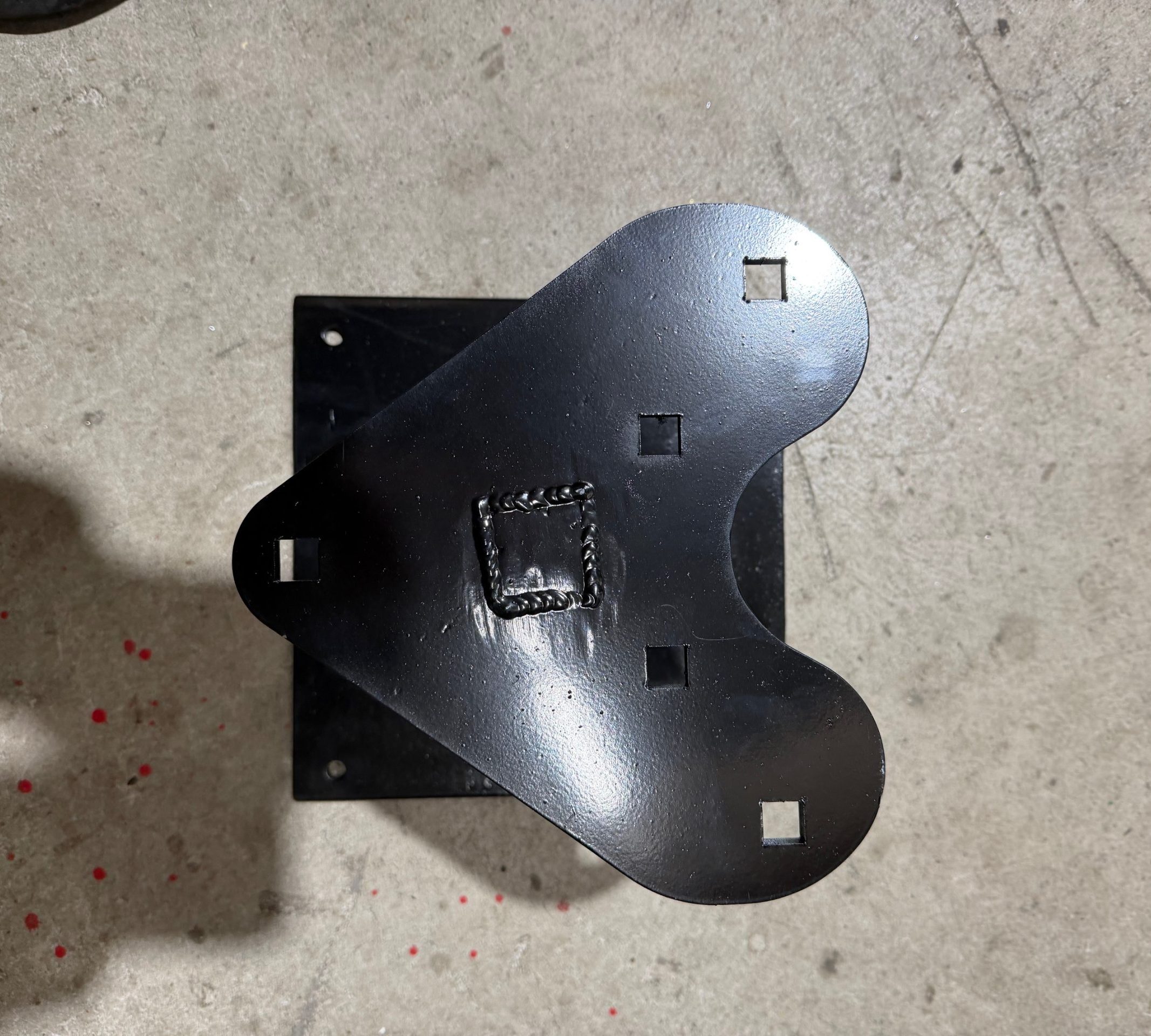 Sherpex Rear Tire Carrier Adapter for Rear Hinge Mount cargo systems on the 2002-2006 Sprinter Vans